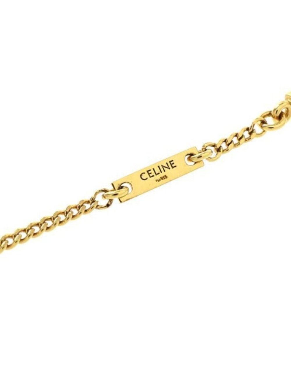 Celine Triomphe Rhinestone Necklace - Picture 6 of 7